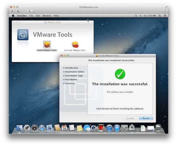mac os x 10.8 image for vmware